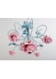 Lustre de ferro com flores infantil 